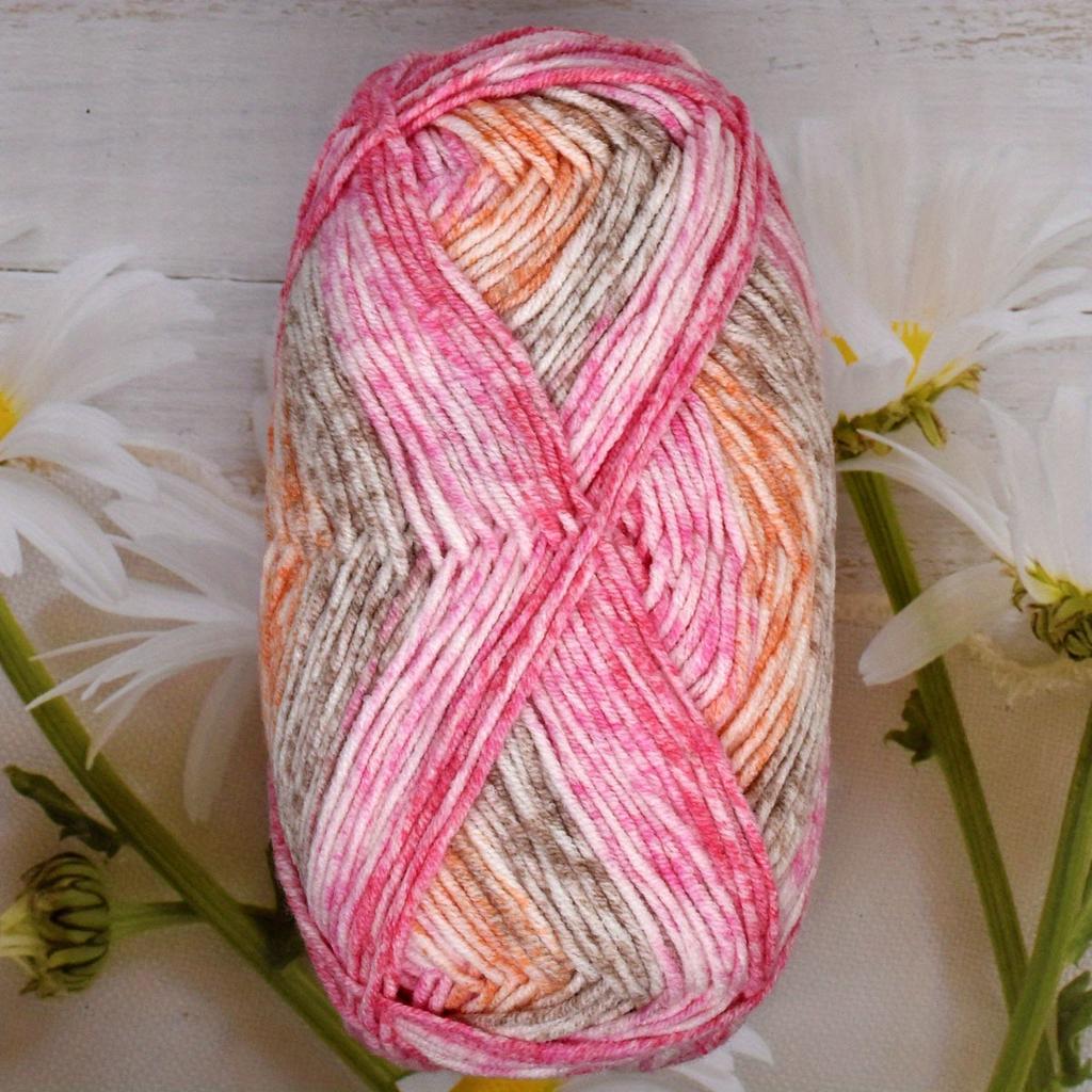 6pcs 240g/8.4oz Cotton Yarn Multicolor Gradient Yarn for Crochet & Knitting DIY Craft Yarn for CushionsTote Bags Home Decor Craft Materials