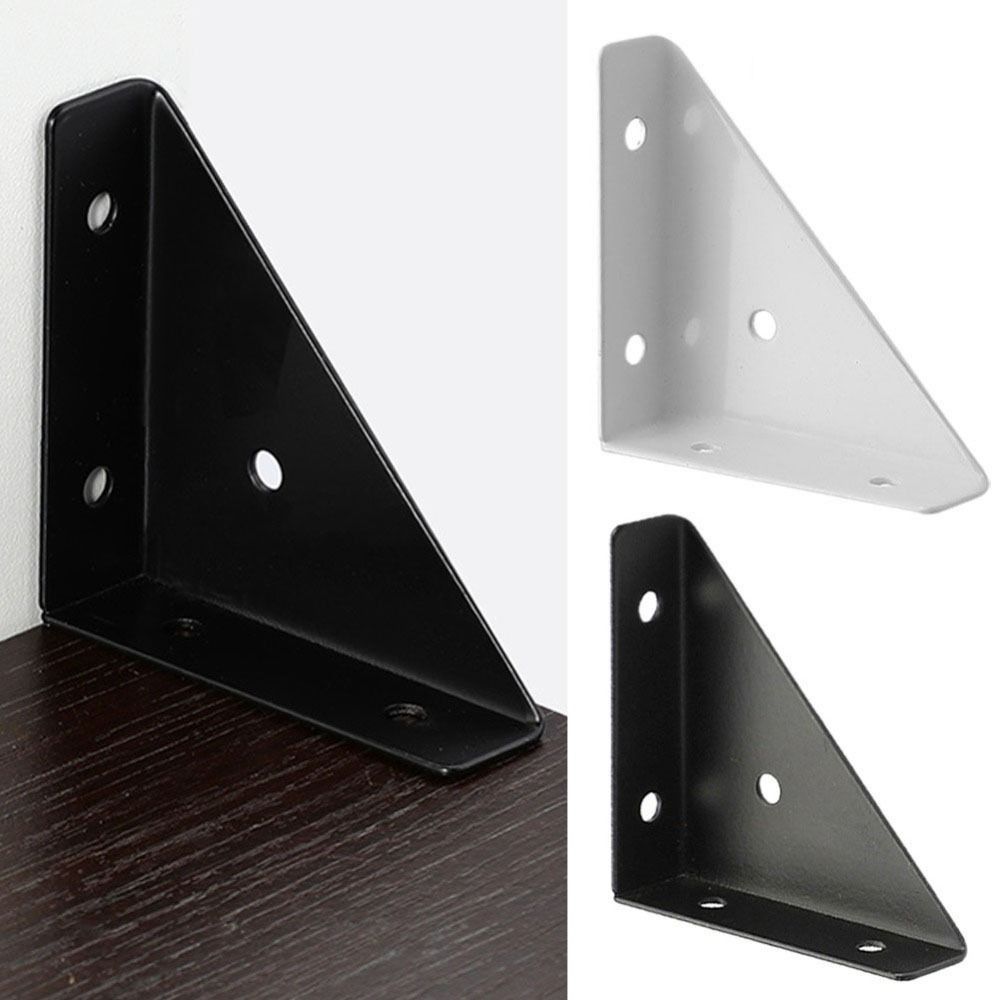12Pcs L-Brackets Furniture Corner Brace Thick Angle Code Triangle Corner Brackets Cabinet