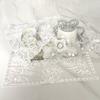 Lace Embroidery Dust Mat Table Mat Photo Decoration Background Props Home Tablecloth Cover Towel Transparent Mesh Beautiful White