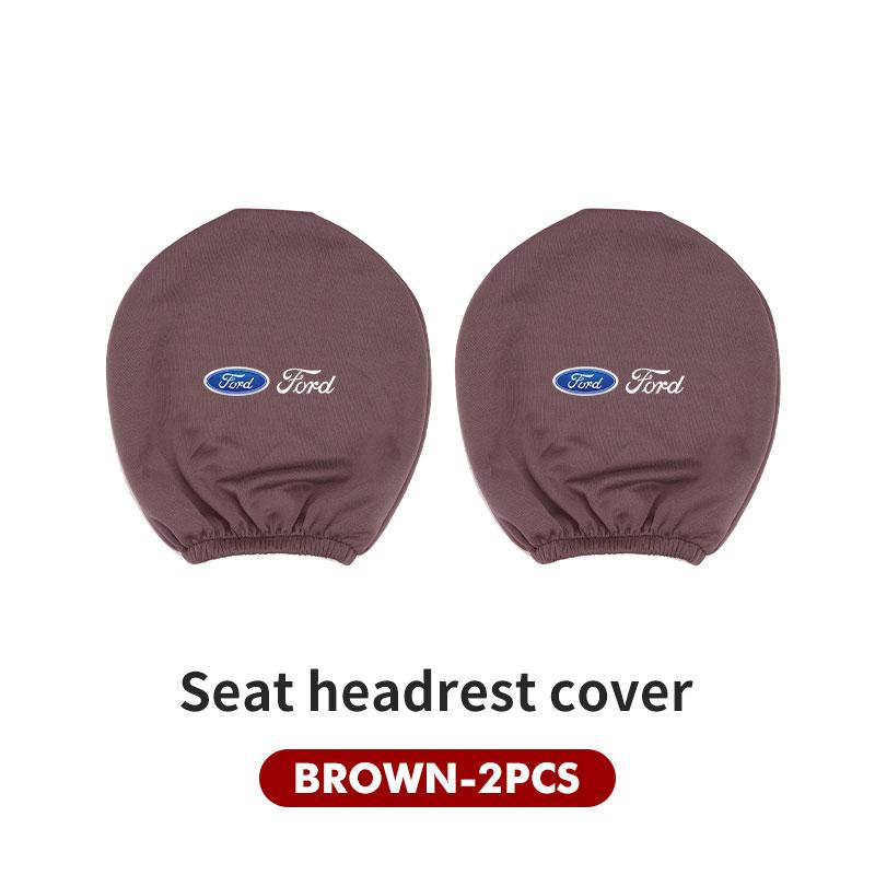 KKHK4 Car Seat Headrest Cloth Protector Cover Cushion Accessories For Ford Fiesta Ranger Mondeo Escape Ecosport Fusion Explorer