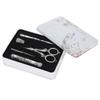 Retro Sewing Scissors Set Silver Threading Needle Thimble Household Cutting Tools Boxed