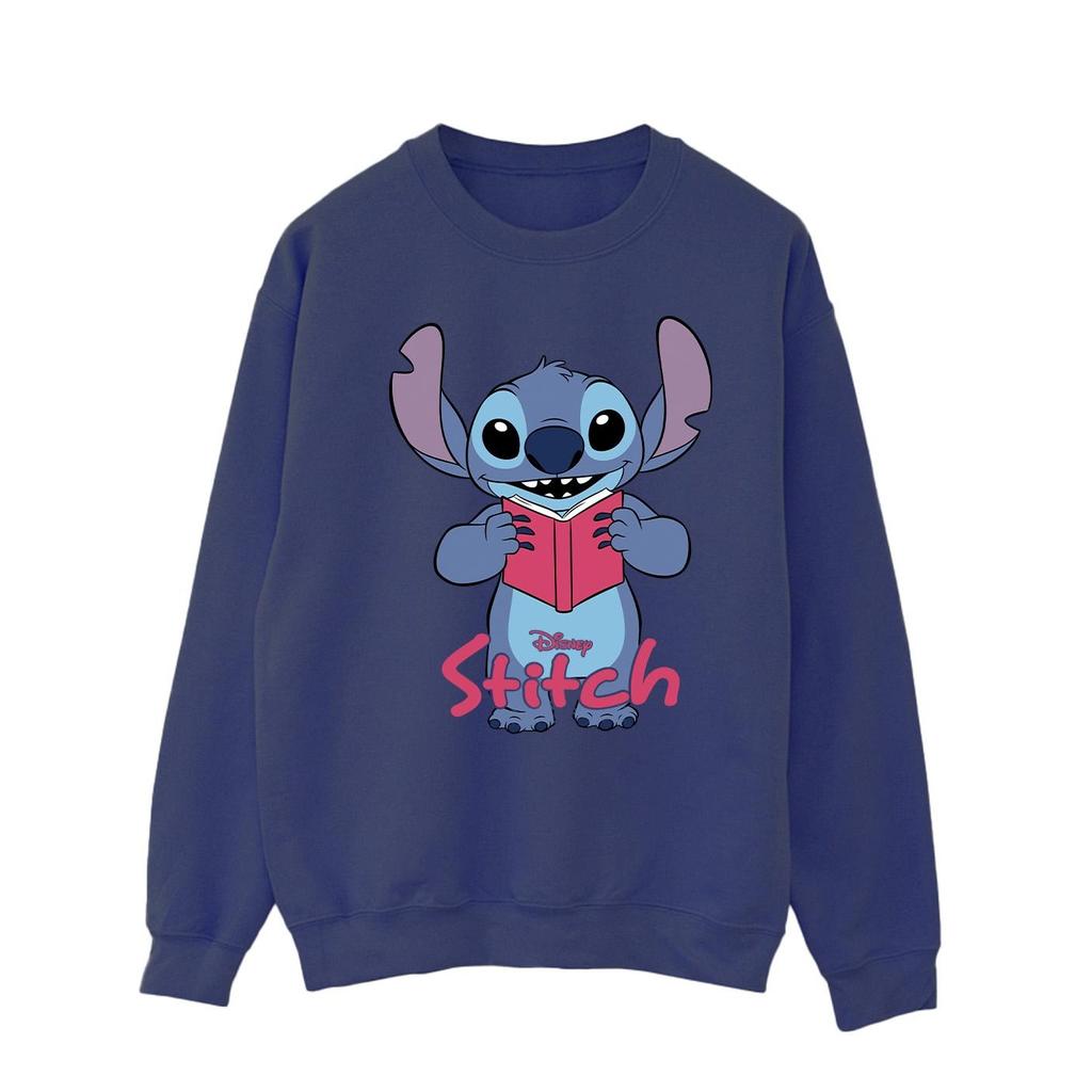 Lilo & Stitch Mens Reading Standing Sweatshirt