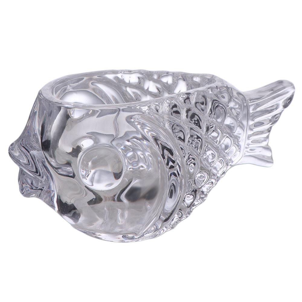 Transparent Fish-shaped Glass 3D Cocktail Cup Cocktail Tool Pufferfish-shaped Glass Cup Home Bar