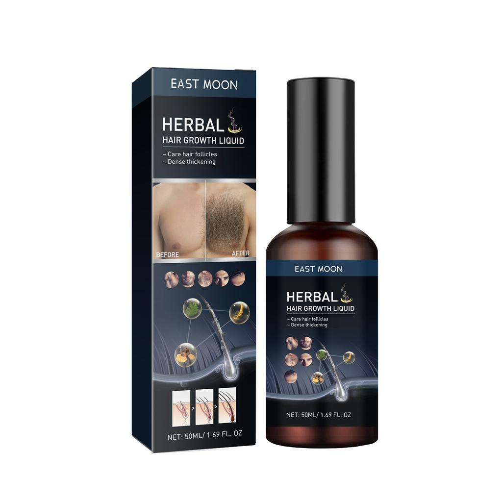 East Moon Body Hair Care Solution Moisturizing and Maintaining Beard Chest Hair Hair Care Solution