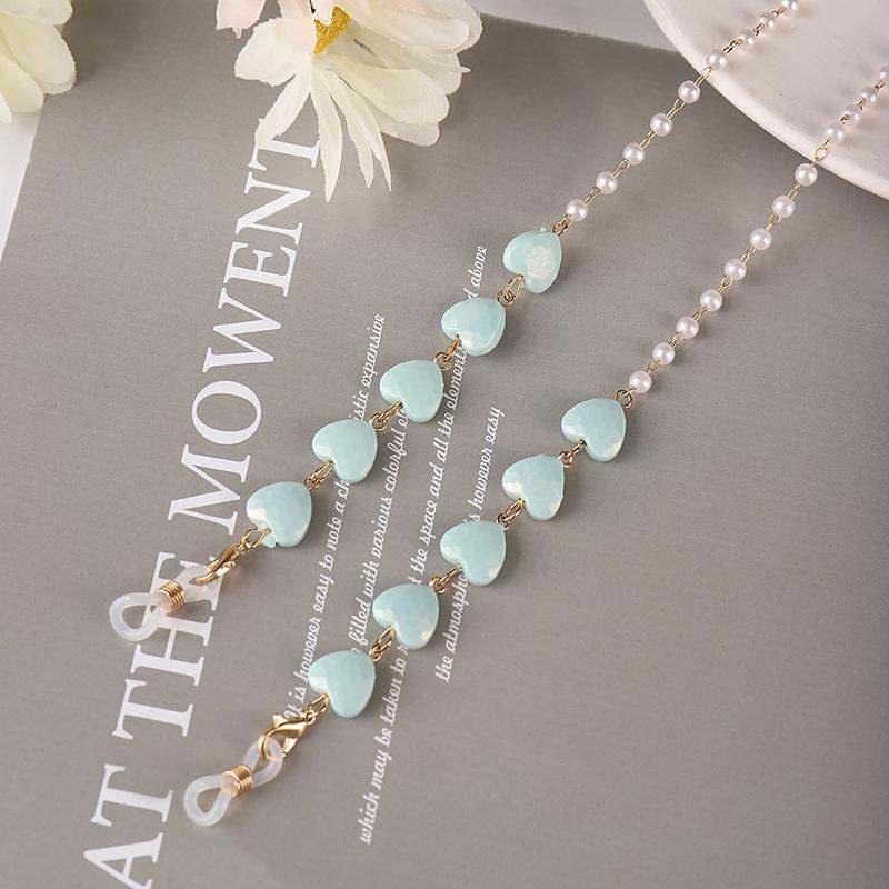 Bohemian Crystal Beaded Glasses Chains Lanyard Face Mask Chain Holder Eyeglass Rope Sunglasses Cord Neck Strap Gift for Women