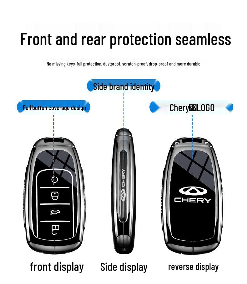 2025 Чехол для ключа Chery Tiggo для Tiggo 8 Pro/9/8 Plus/8L/7 Plus, Корпус с пряжкой для автомобиля Arrizo 8