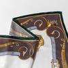 HangYuanXiang British Carriage Mulberry Silk Square Scarf