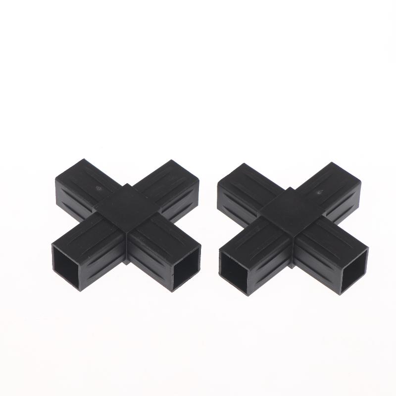 2/6/8/10/20Pcs Hexagonal 6 Through Plastic Fittings Abs Plastic Angle 22Mm Cross Square Pipe Fittings Pipe Angle Code