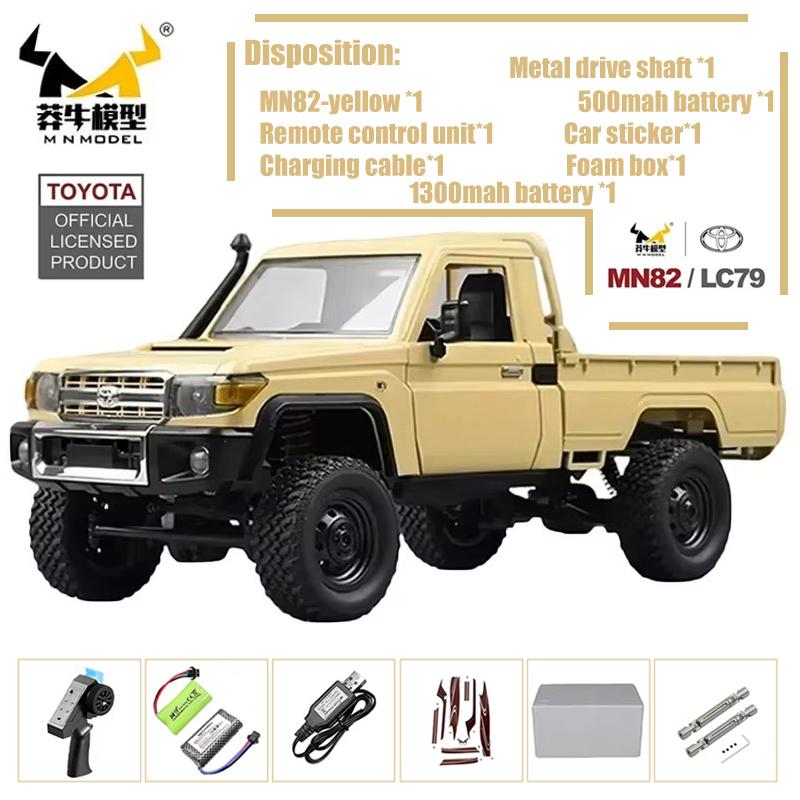 BAYH7 BAYG3 MN82 MN82 Pro Внедорожник-скалолаз на радиоуправлении 1:12 Полный масштаб 4WD Для Toyota LC79 Симуляция RC Модель Игрушка RC Машина