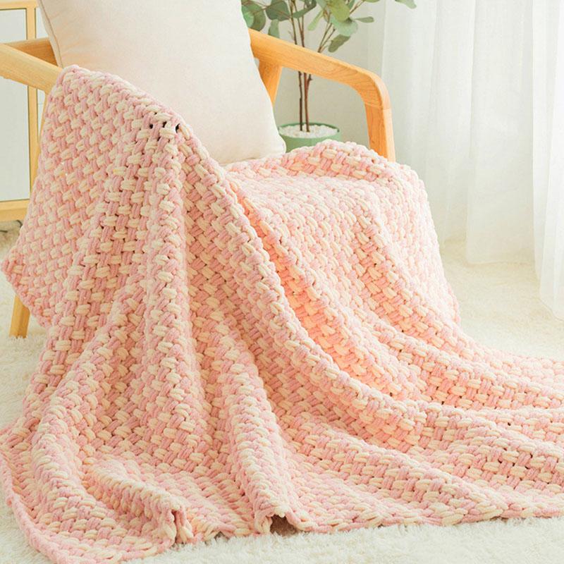 100 г вязаный крючком шарф бархатный пальчиковый вязание объемная пряжа толстая пряжа с петлями одеяло своими руками ручная работа