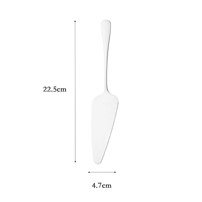 1Pc Tableware Gold Cake Shovel Spatula Baking Pastry Tools Wedding Cake Serve Party Cake Decorating Shovel Restaurant Silverware
