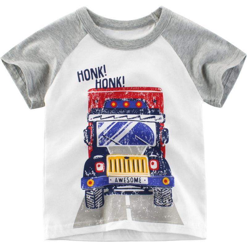 New summer boys' clothing, medium and small children's T-shirts, short-sleeved children's undershirts, and boys' clothes.