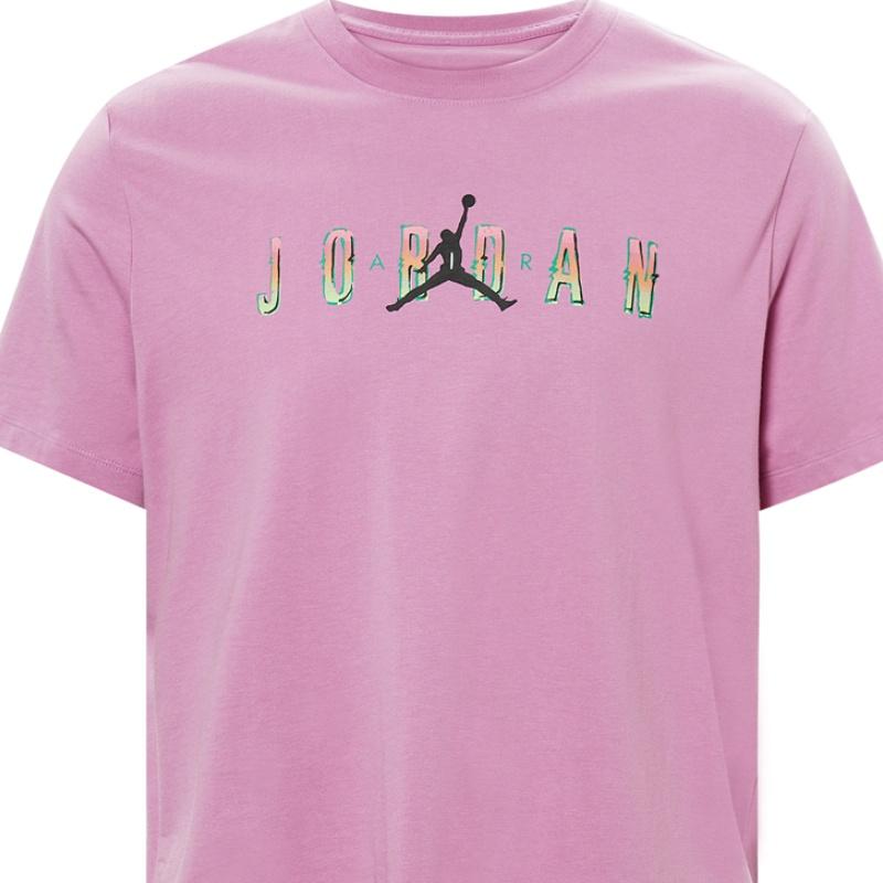 Jordan Спортивная повседневная футболка с логотипом Sport DNA, мужские топы розового цвета CZ8084-591