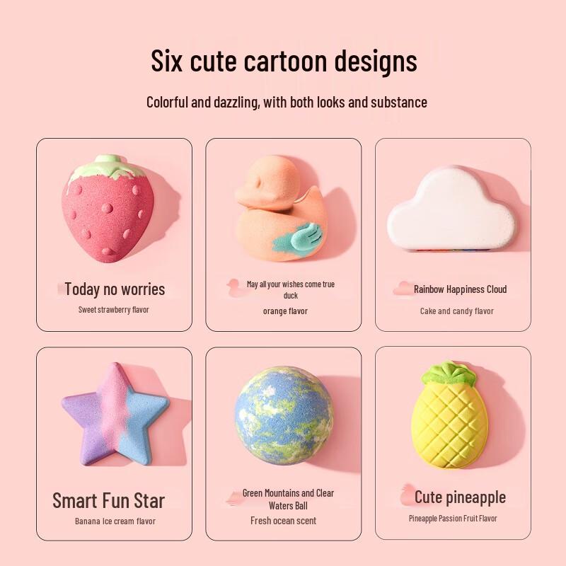 Милые бомбочки для пены для ванны BDM Kids