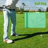Golf Flag Nylon Golf Target Flag with Tube Mini Pin Flags Inserted Waterproof Putting Golf Flagstick for Indoor Outdoor Backyard Garden Yard