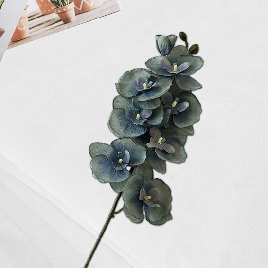 Искусственные орхидеи-мотыльки, реалистичные искусственные шелковые цветы, свадебная вечеринка, домашний офис, центральный элемент стола, искусственный фаленопсис, цветочная ветка, украшение