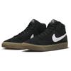 Nike Bruin High SB Черно-белые кроссовки для женщин с подошвой цвета жевательной резинки DR0126-002