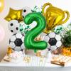 Football Trophy Aluminum Film Balloon Set Sports Football Children'S Birthday Balloon Party Decoration Arrangement