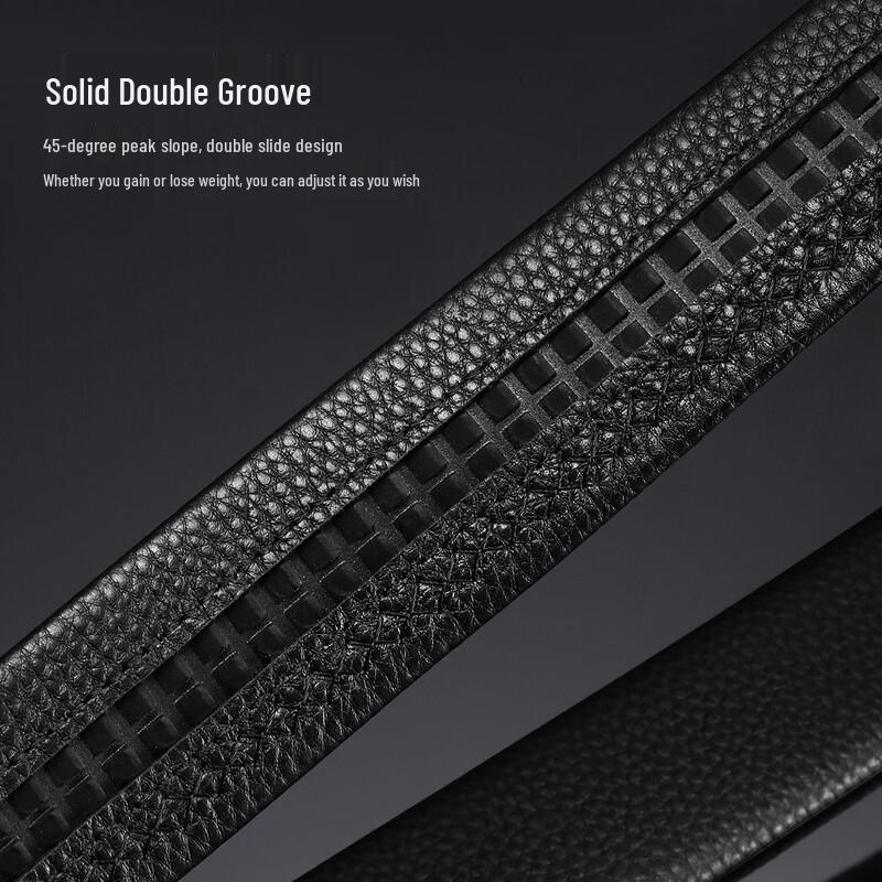 ZIPPO Мужской кожаный ремень с автоматической пряжкой