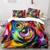 3D Color Lead Painting Bedding Set Single Twin Full Queen King Size Art Bed Set Aldult Kid Bedroom Decor Best Gift For Family
