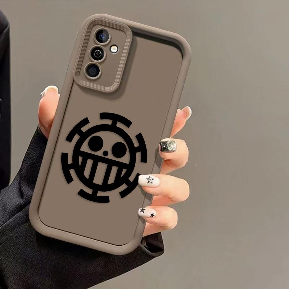Anime O-One P-Piece LOGO Phone Case For Samsung A07 A70 A03 A03S A04E A05 A05S A06 A11 A12 A04 M15 M31 M34 M51 M54 NOTE 20 Case