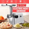 2800W Powerful Stainless Steel Electric Meat Grinders Home Sausage Stuffer Meat Mincer Heavy Duty Household Meat Mincer