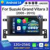 Интеллектуальная система GPS-навигации для Suzuki Grand Vitara 3 2005 2006 2007 2008 2009 - 2015 Беспроводной автомобильный видеоплеер Carplay No 2 din