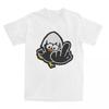 Calimero Funny Cartoon Chicken Print T-Shirt Men's 100% Cotton Creative T-Shirt Crew Neck Short Sleeve Clothing Trend