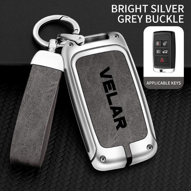 Чехол для дистанционного ключа автомобиля из цинкового сплава, чехол для Land Rover Velar, защита для дистанционного управления Land Rover VELAR, автоаксессуары