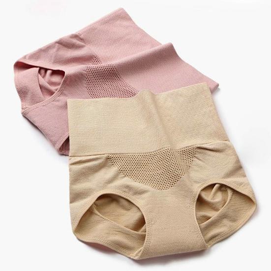 Модные женские трусы с высокой талией, впитывающие пот, бесшовные, защищающие живот, женские трусики для послеродовых женщин