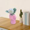 Форма руки Пластиковая ваза для цветов Современный Крытый Открытый Настоящий сушеный цветок Настоящий держатель Цветочная композиция Контейнер Гостиные Украшение спальни