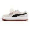 Puma Mayu FURRYTAIL Женские повседневные кроссовки на низком ходу с увеличением роста Бело-черные 403076-01