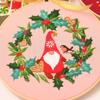 Hand-stitched Cross Stitch Set Handmade Embroidery Set Christmas Embroidery Kit  Beginner
