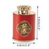 New Dragon Mini Empty Tea Tin Can Household Green Black Tea Sealed Jar Portable Travel Small Tea Packaging Box Paper Storage Can
