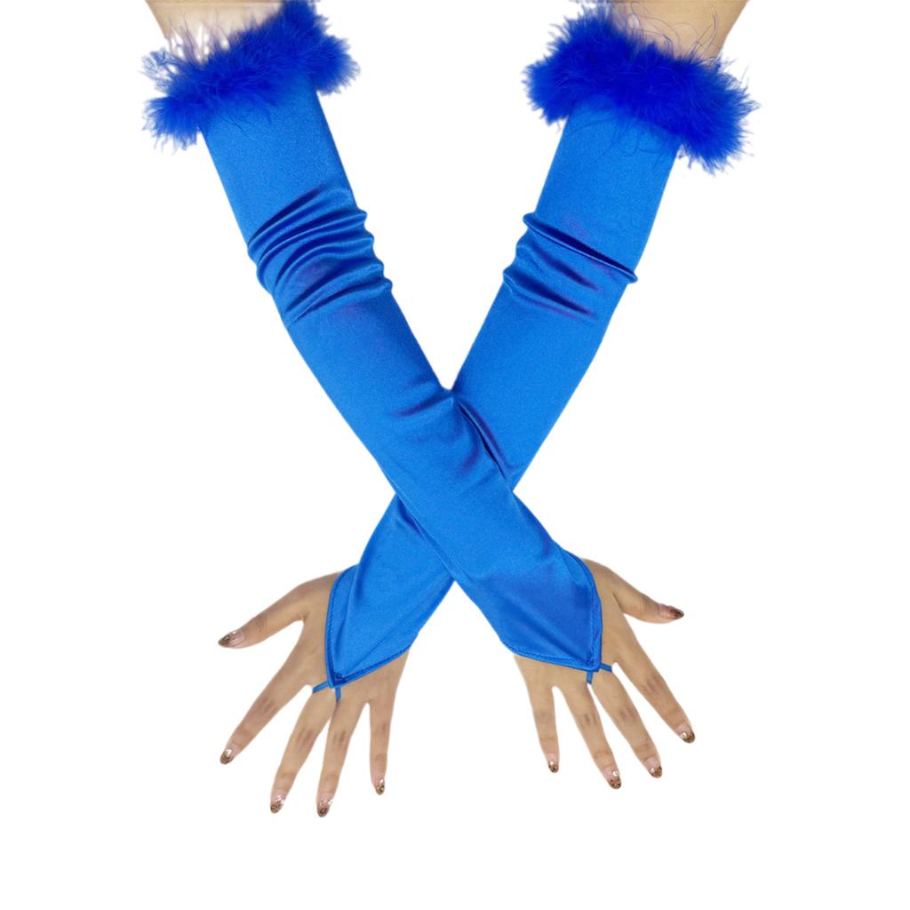 Elegant 1920s Party Fingerless Gloves for Women Long Length Arm Sleeves for Various Occasion Teaparty Dressingup Armwear