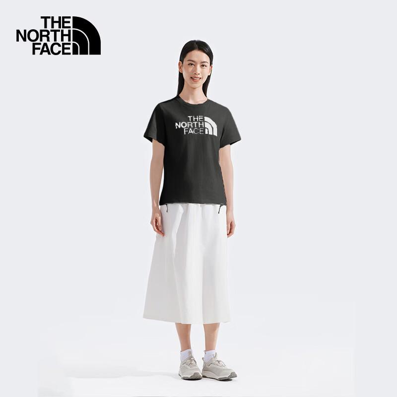 The North Face Женская футболка с принтом логотипа, короткий рукав 8GWD