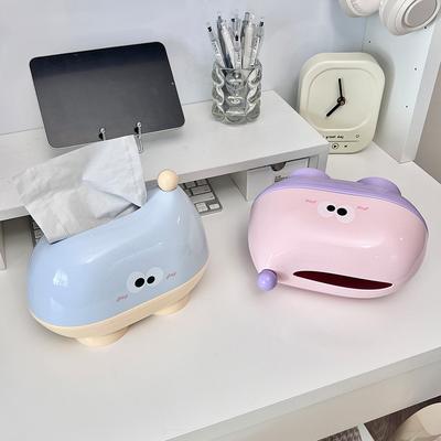 Коробка для салфеток серии Big Eyes Kawaii для украшения гостиной, креативная коробка для салфеток, держатель для салфеток, декор ванной комнаты