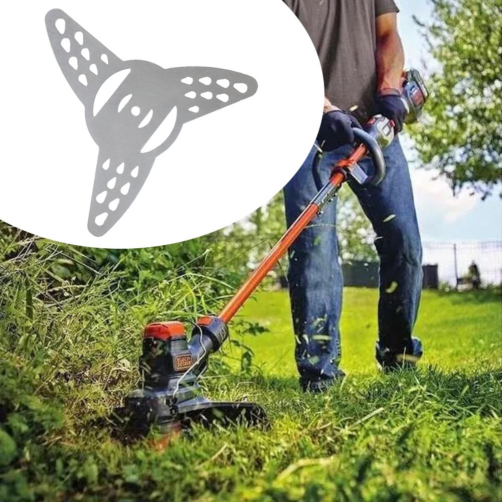 3-зубчатое лезвие для триммера Садовый электроинструмент Аксессуары Головка триммера для очистки сада тротуаров дорожек