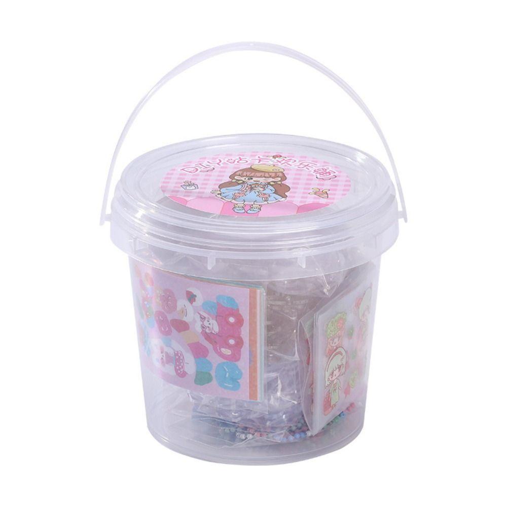 Handmade Toy DIY Keychain Making Kit Laser Sticker DIY Handbook Material Sticker  Kids Toys
