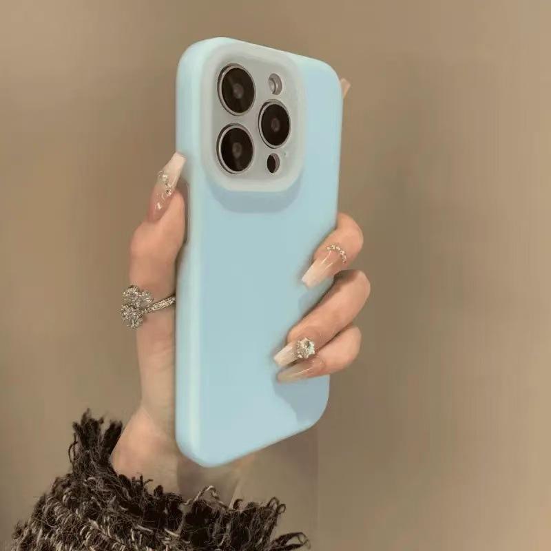 Подходит для iPhone 16 Pro Max Красный Желейный Чехол Encore Apple 15 Жидкий Защитный от Падений Чехол 13