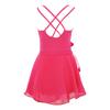 Ballet Dance Gymnastics Leotard with Chiffon Wrap Skirt Outfit Set Kids Girls Stylish Dancewear