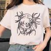 Футболка из японского аниме Ahegao, женская футболка Harajuku Boku No Hero Academia, забавная футболка сэмпай