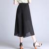 Летние брюки свободные женские брюки длиной до щиколотки с высокой талией шифоновая юбка широкие брюки брюки больших размеров