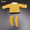 Dolls for 1/11 OB11 Doll DIY Doll Clothes Doll Cotton T-shirt Doll T-shirt Socks Cotton Dot Blouse