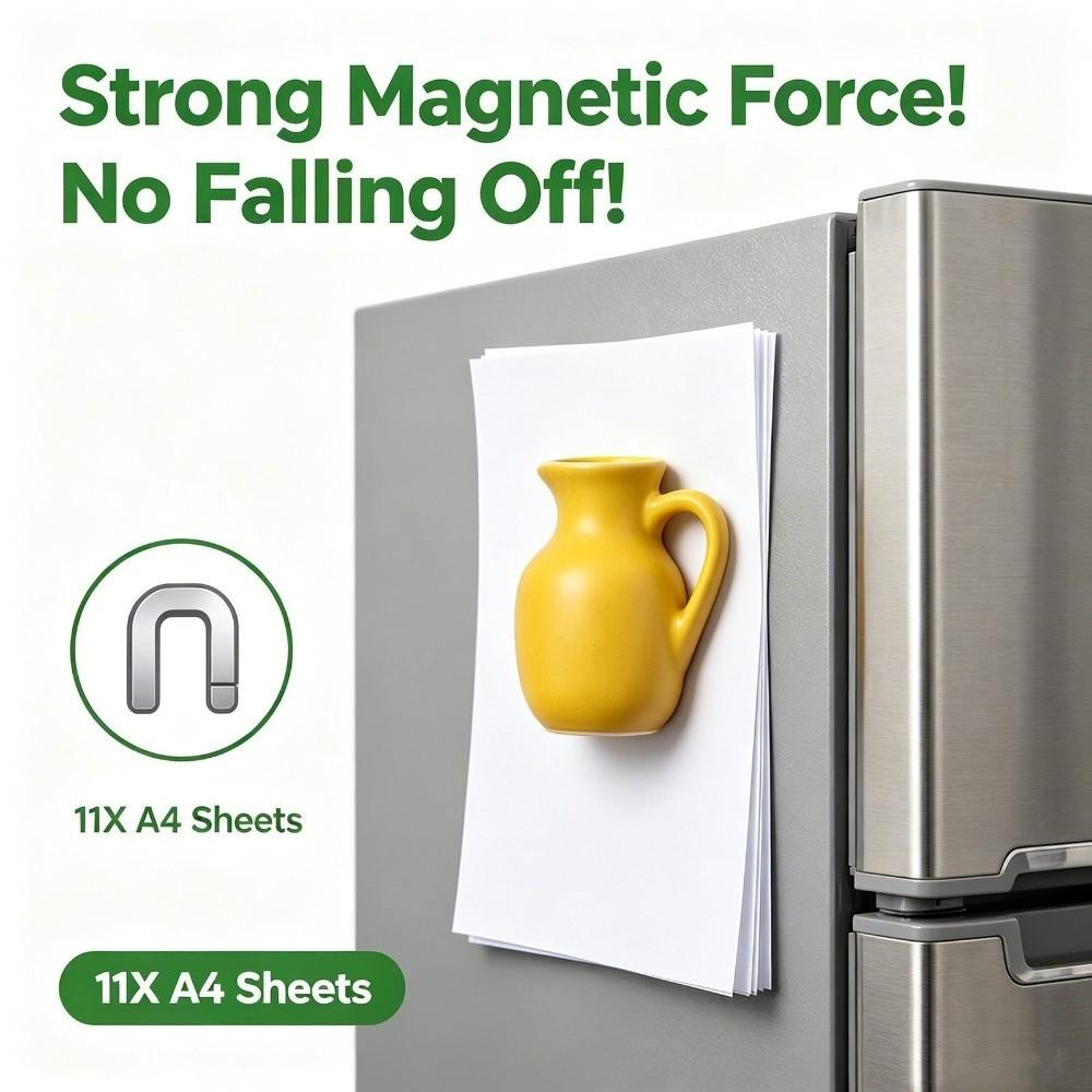 Decorative 3D Vase Fridge Magnets Exquisite Flower Arrangement Magnet  Wedding Decor