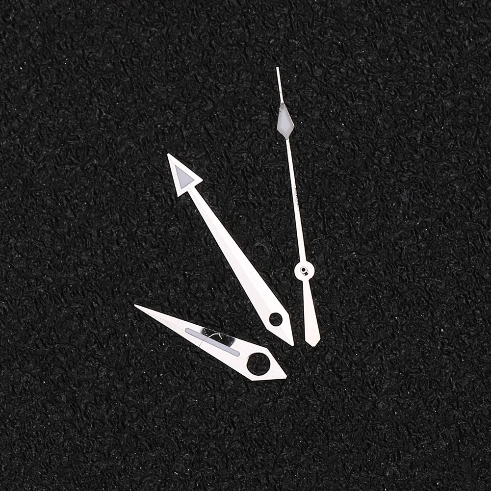 Men Watch Hour Minute Second Hands Watch Needles Fit for ETA2824 Movement Silver