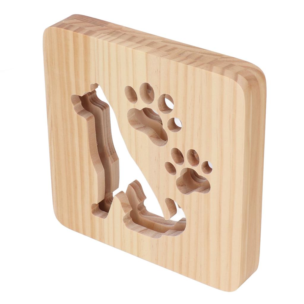 Ночной светильник для детской комнаты с милой собачкой, дизайн с полостью, мягкий, на 360 градусов, ночник с питанием от USB