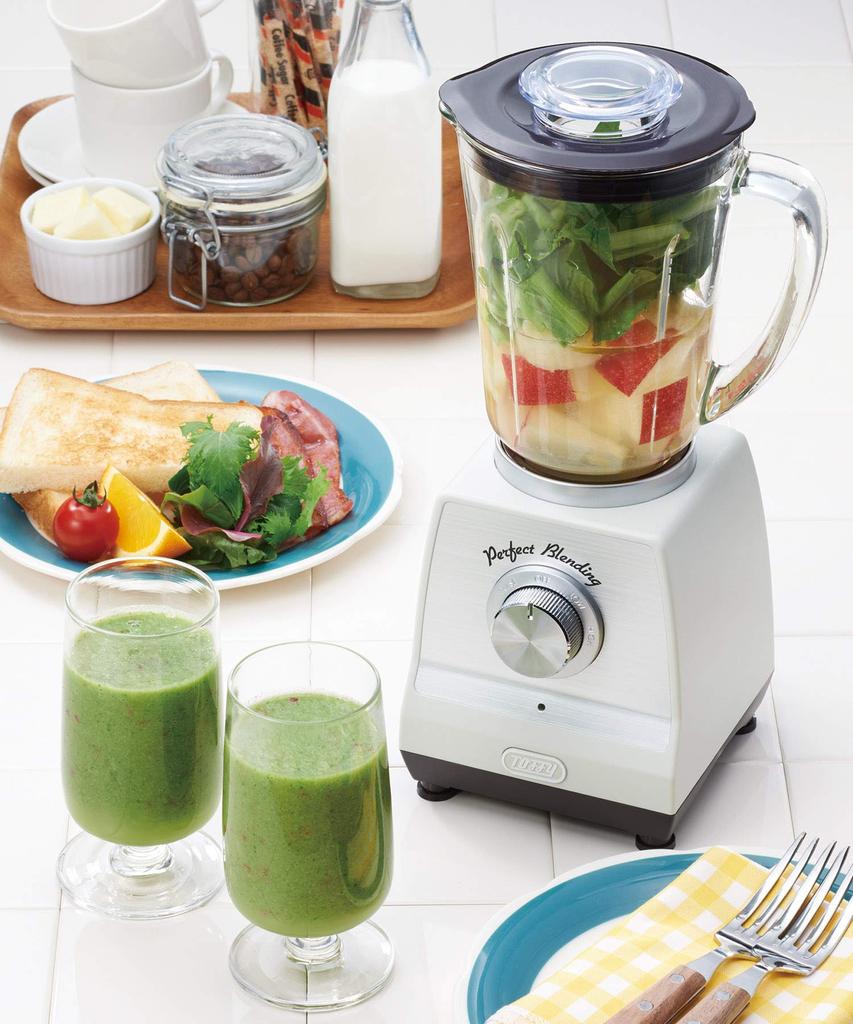 Домашний блендер Ретро-блендер Миксер Соковыжималка 600 мл Скорость вращения Функция импульса Совместимость со льдом и замороженными фруктами Жизнь в одиночестве Жизнь с двумя Стильный