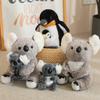 Simulation Mother and Son Koala Doll Plush Toy Aquarium Penguin Baby Doll Children Soothing Rag Doll