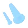 2 PCS Face Cupping Set Mini Silicone Soft Portable Vacuum Suction Massage Cups for Adults Home Use